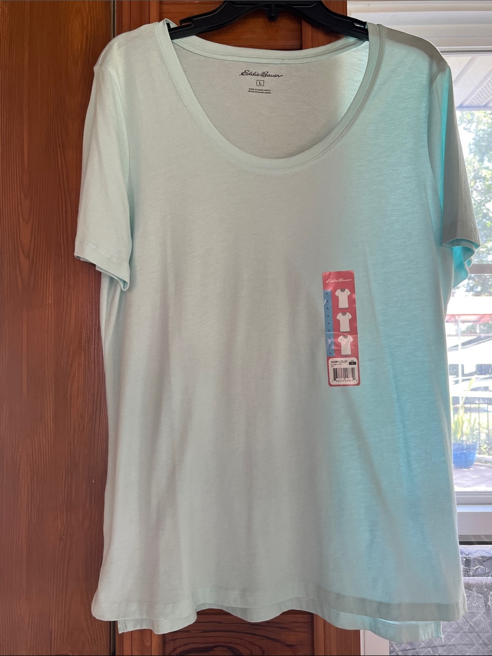 Eddie Bauer Mint Green Scoop Neck Tee